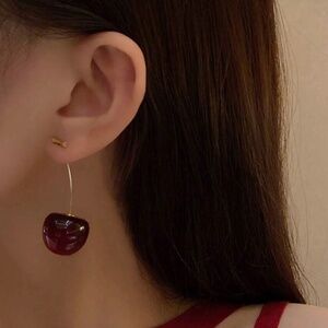 Cherry Drop Earrings